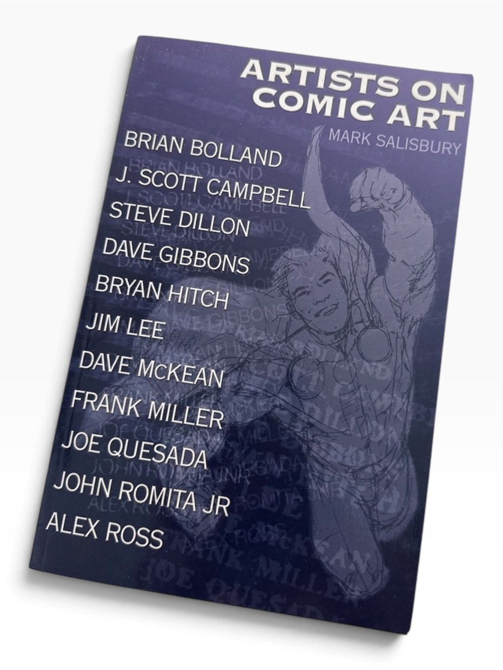 Artists on Comic Art Hardcover - Navy Blue
